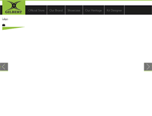 Tablet Screenshot of gilbertrugby.com